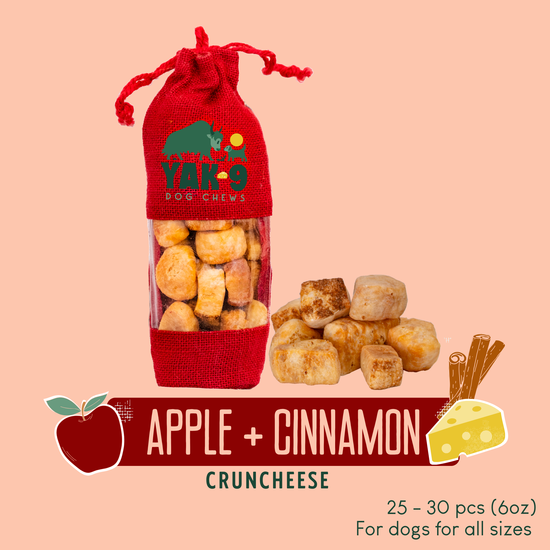 Apple Cinnamon Chews for Dogs